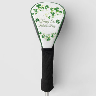 Couvre-club De Golf St. Patrick's Day Green Vine Shamrock Irish Party