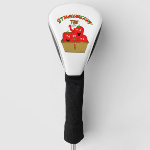 Couvre-club De Golf Strawberry Time !