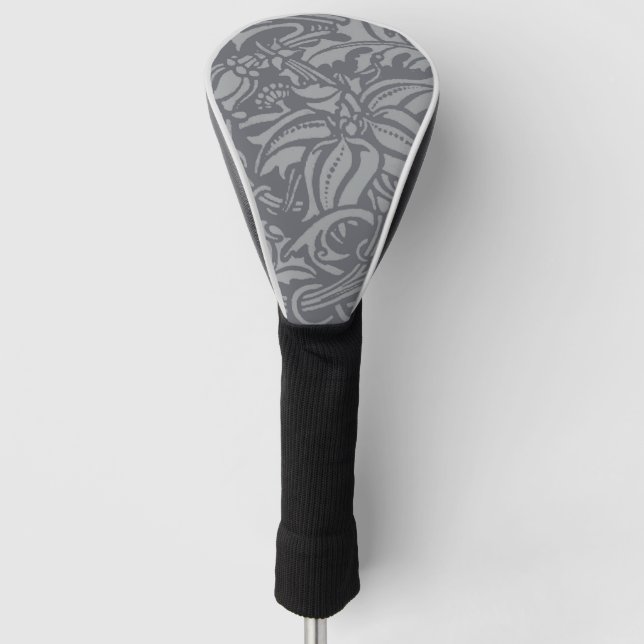 Couvre-club De Golf Style Scottish Thistle Knot William Morris (Devant)