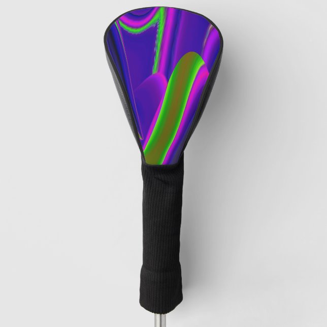 Couvre-club De Golf Summerrainbow, Rainbowart 3D Abstrait (Devant)