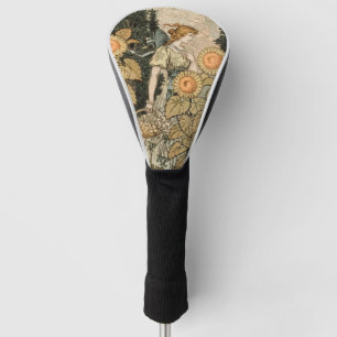 Couvre-club De Golf Sunflower Art Nouveau Jardin Grasset Femme