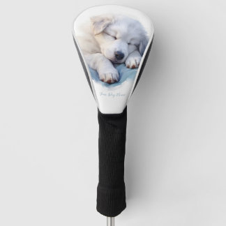 Couvre-club De Golf Super mignon ange dormant chiot Great Pyrenees Chi