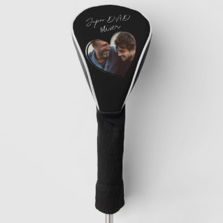 Couvre-club De Golf SuperDAD Photo moderne Black Cadeau tendance