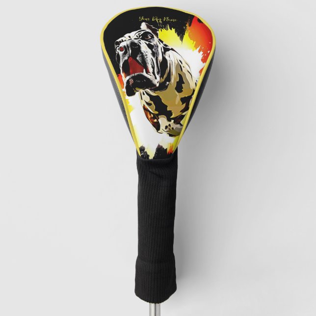 Couvre-club De Golf Superhero Great Dane Dog 01 - juge Ignacio (Devant)