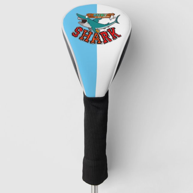 Couvre-club De Golf Surf with the shark (Devant)