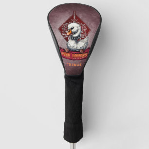 Couvre-club De Golf Swan Punk : Le rebelle plumé.