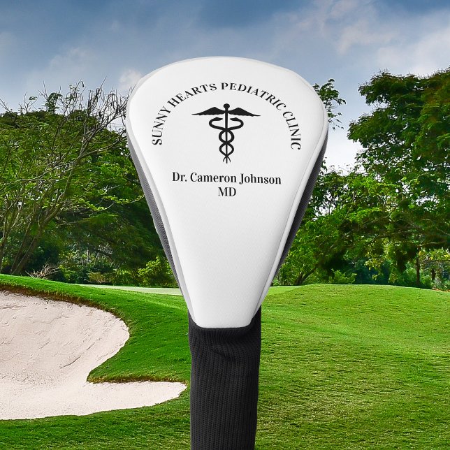 Couvre-club De Golf Symbole Caduceus Médicale docteur personnalisé (Créateur téléchargé)