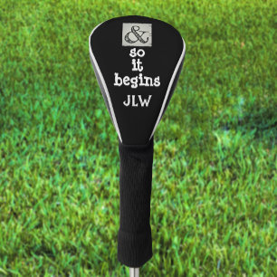 Couvre-club De Golf Symbole de l'esperluette et donc il commence à con
