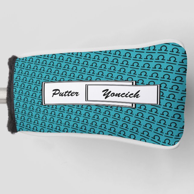 Couvre-club De Golf Symbole du zodiaque Balance standard de Kenneth Yo (Devant)