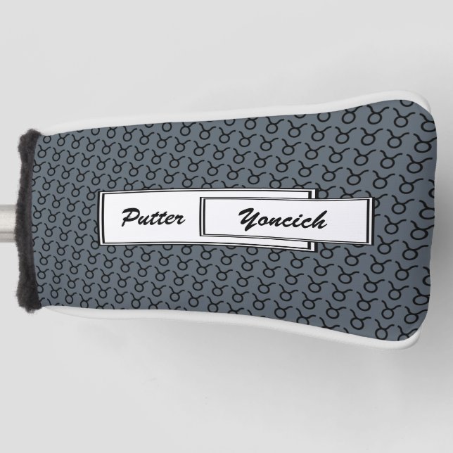 Couvre-club De Golf Symbole du zodiaque de Taurus par Kenneth Yoncich (Devant)