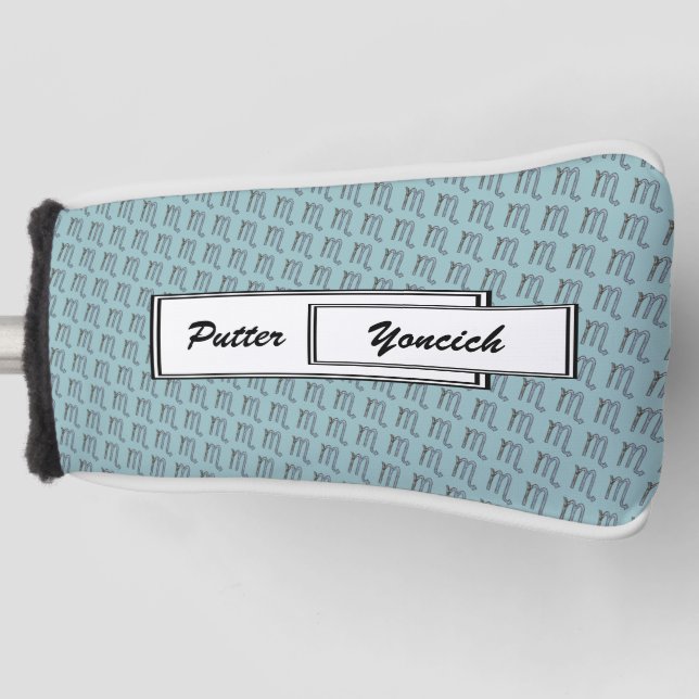 Couvre-club De Golf Symbole Zodiaque Scorpio Élément par Kenneth Yonci (Devant)