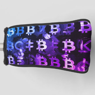 Couvre-club De Golf Symboles de Bitcoin (Style : Miami Purple - 2)