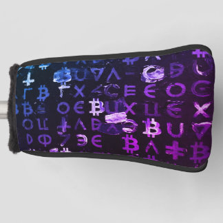 Couvre-club De Golf Symboles de Bitcoin (Style : Miami Purple - 4)