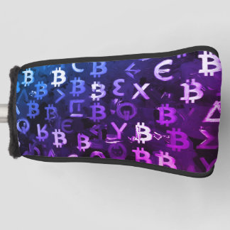 Couvre-club De Golf Symboles de Bitcoin (Style : Miami Purple - 7)