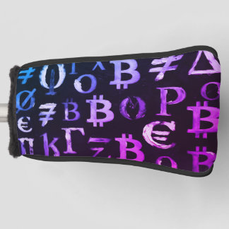 Couvre-club De Golf Symboles de Bitcoin (Style : Miami Purple - 8)
