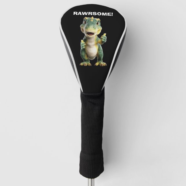 Couvre-club De Golf T Rex Pouce en l'air (Devant)