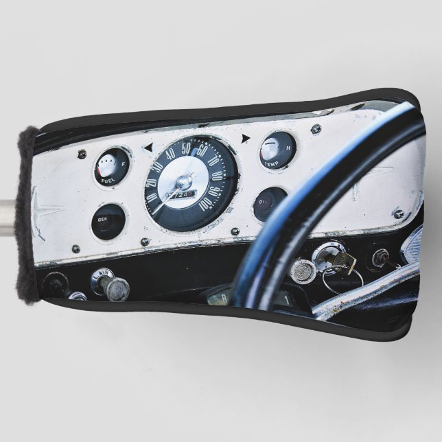 Couvre-club De Golf Tableau de bord de camionnette classique des année (Devant)