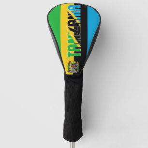 Couvre-club De Golf Tanzanie Drapeau magnifique patriotique