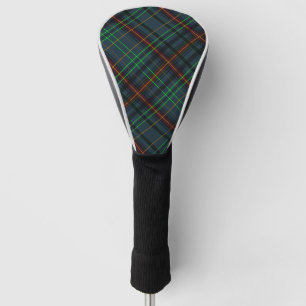 Couvre-club De Golf Tartan en bleu, orange, vert...