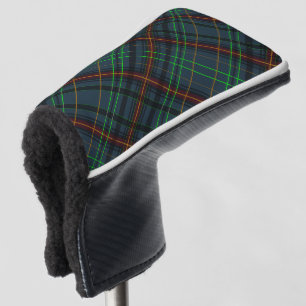 Couvre-club De Golf Tartan en bleu, orange, vert...