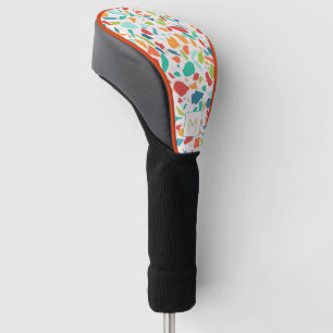 Couvre-club De Golf Terrazzo Colorful Architectural INITIAL Sports