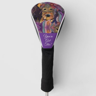 COUVRE-CLUB DE GOLF TERRIER AIREDALE