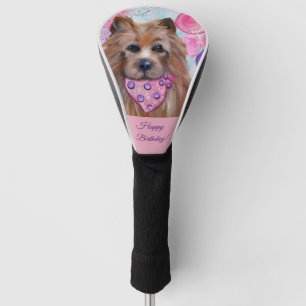 COUVRE-CLUB DE GOLF TERRIER AUSTRALIEN