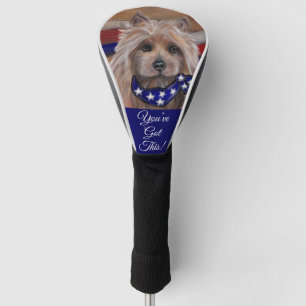 COUVRE-CLUB DE GOLF TERRIER AUSTRALIEN