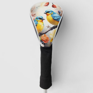 Couvre-club De Golf Tête de golf, Couvercle de conducteur - Oiseaux bl