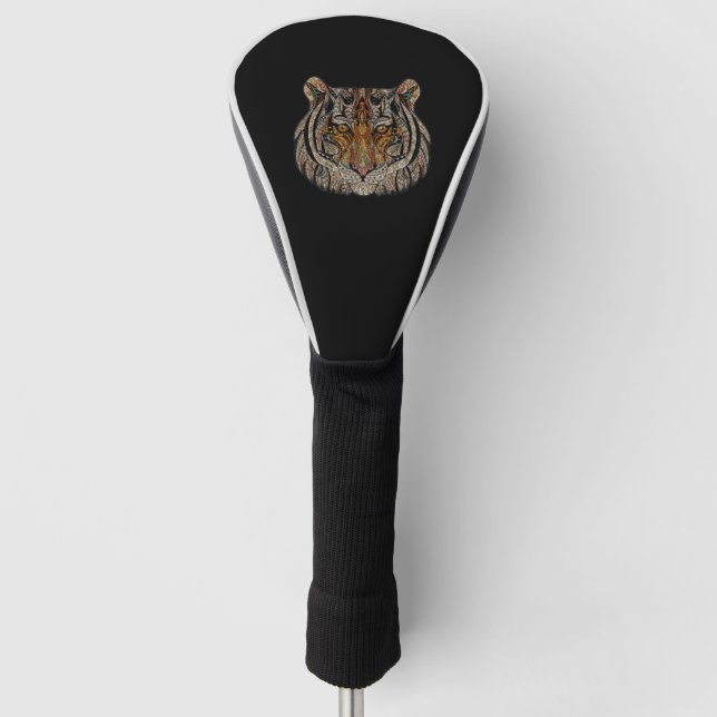 Couvre-club De Golf Tête de Tigre (Devant)