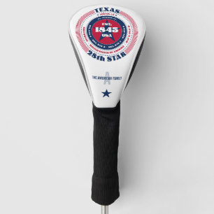 Couvre-club De Golf Texas State Circle Custom Golf Head Cover