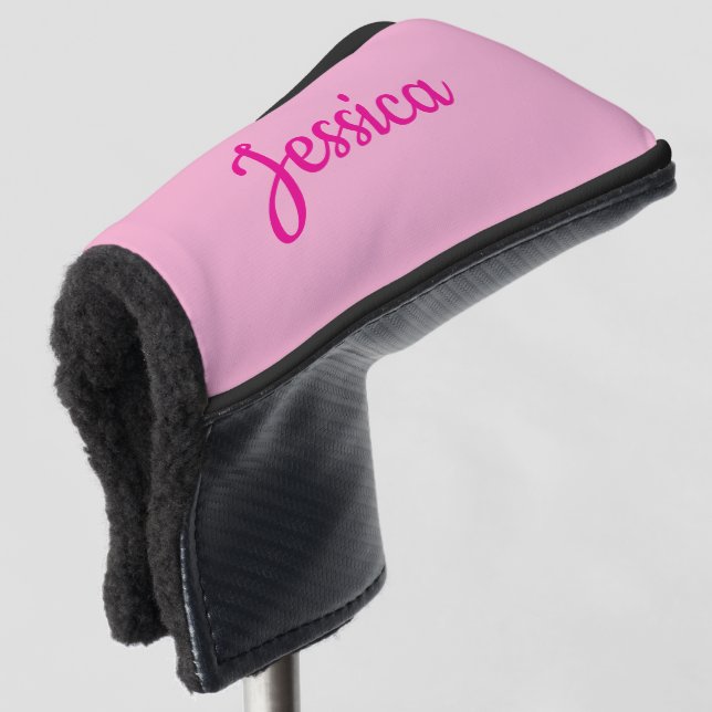 Couvre-club De Golf Texte personnalisable cool (Devant 3/4)