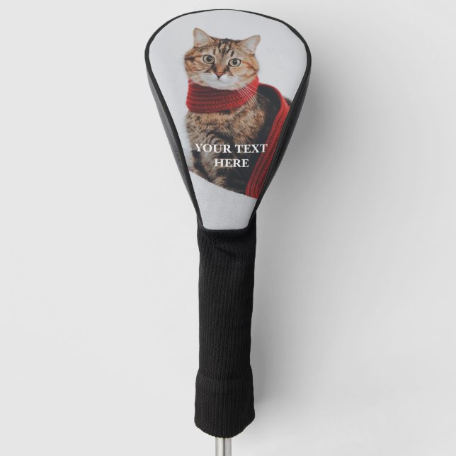 Couvre-club De Golf Texte Photo Personnalisé Créez Votre Propre Gol Pe (Devant)