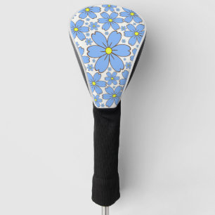 Couvre-club De Golf Texture floral de fond fleuri