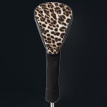 Couvre-club De Golf texture poster de animal peau de fourrure cheetah<br><div class="desc">texture poster de animal peau de fourrure cheetah léopard motif sauvage</div>