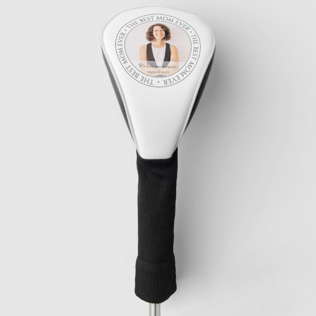 Couvre-club De Golf The Best Mama Ever Modern Classic (Devant)