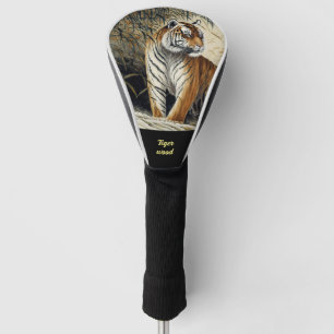 Couvre-club De Golf Tigre à pinceau chinois