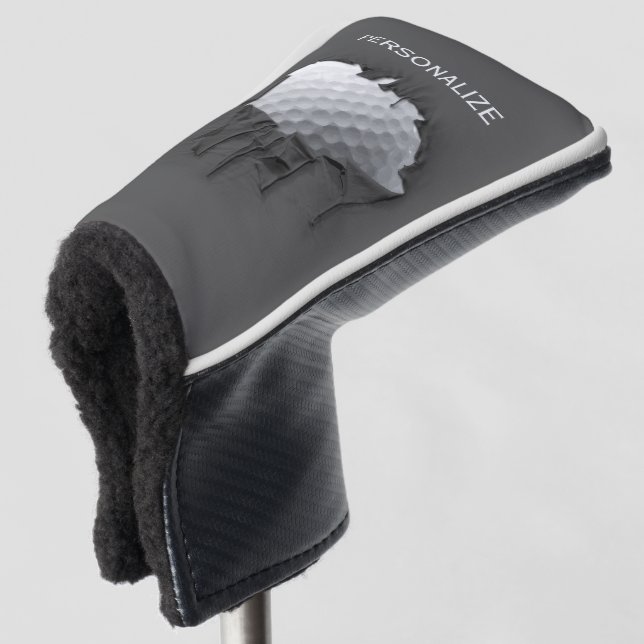 Couvre-club De Golf Torn Golf Ball Golf Head Cover (Devant 3/4)