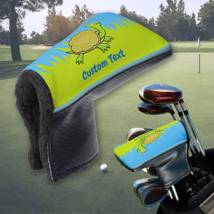Couvre-club De Golf Tortue caricaturale