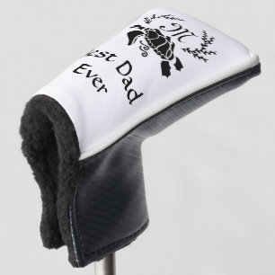 Couvre-club De Golf Tortue de la mer Noire Silhouette Side View Golf H