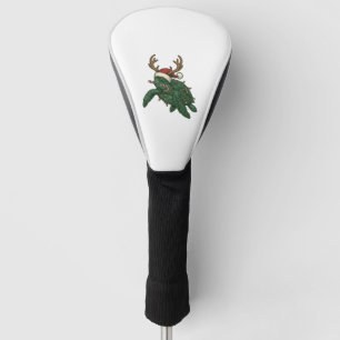 Couvre-club De Golf Tortue de mer de Noël Renne Gravure vintage De