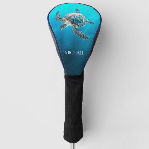 Couvre-club De Golf Tortue de mer Turquoise Côtier