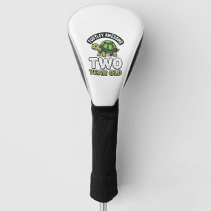 Couvre-club De Golf Tortue Deux Ans Anniversaire Gravure Vintage Shi
