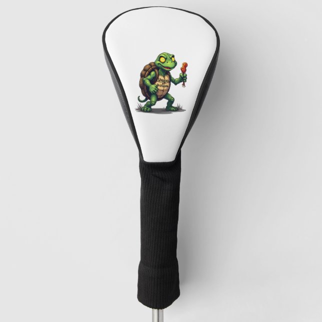 Couvre-club De Golf Tortue Zombie (Devant)