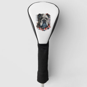 Couvre-club De Golf TOUS LES AMÉRICAINS Amateurs de CHIENS english bul