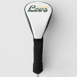 Couvre-club De Golf Tout ce dont vous avez besoin est LOVE Golf Head C