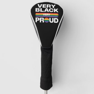 Couvre-club De Golf Très Noir Très Fier Gay pride noir LGBT Pride