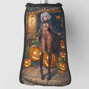 Couvre-club De Golf Trick or Treater, courageuse fille en costume d'Ha