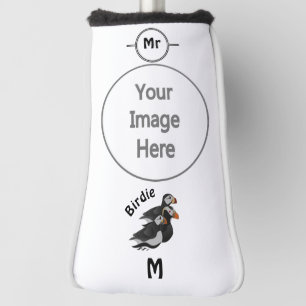 Couvre-club De Golf Trois Puffins Adorablement Friendly Baignade Carto
