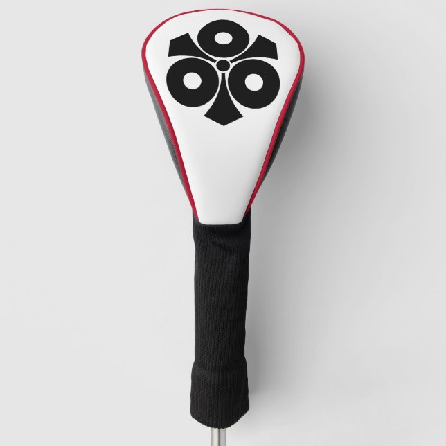 Couvre-club De Golf Trois yeux de serpent avec épées (Devant)